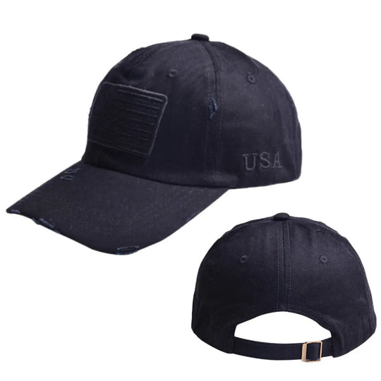 Letter Embroidery USA Flag Baseball Hat - Unique Unique Unique Letter Embroidery USA Flag Baseball Hat