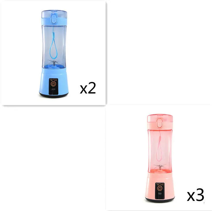 Portable Electric Fruit Juicer Wireless USB Rechargeable Mini Mixer Multifunction Summer Smoothie Blender Machine Kitchen Supplies Unique