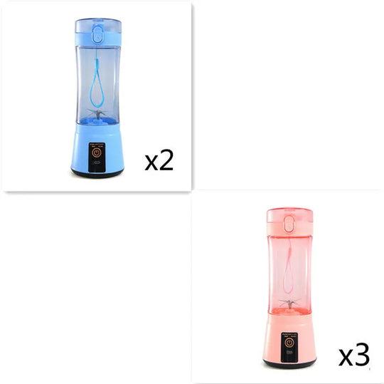 Portable Electric Fruit Juicer Wireless USB Rechargeable Mini Mixer Multifunction Summer Smoothie Blender Machine Kitchen Supplies Unique