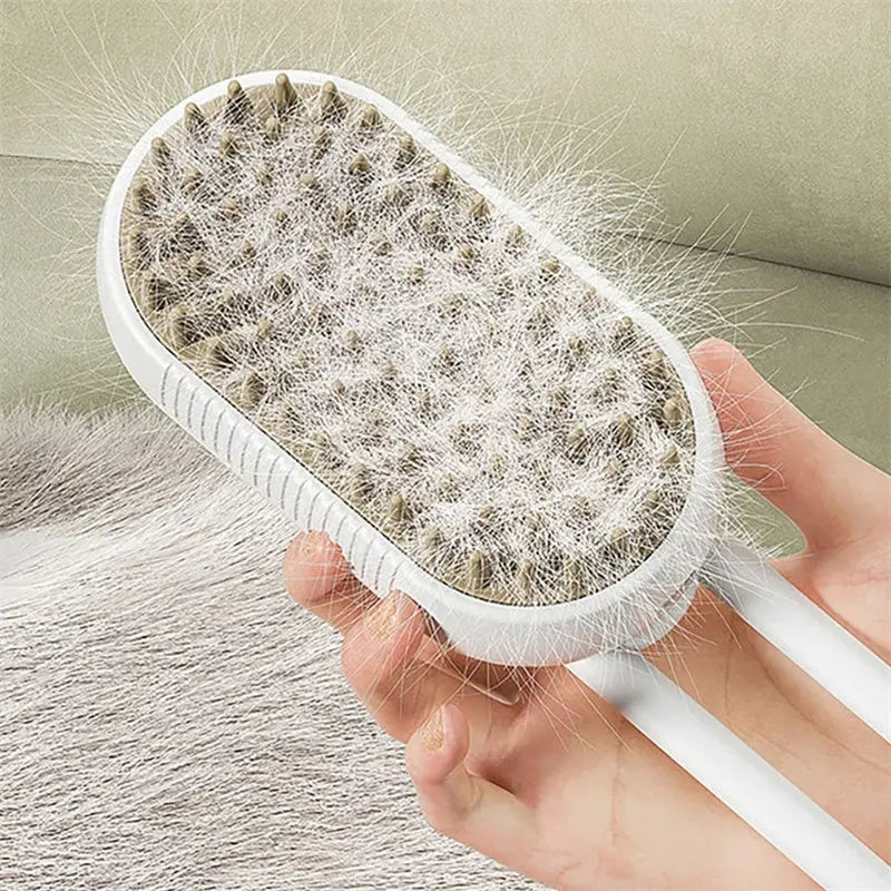 Cat Steam Brush Steamy Dog Brush 3 In 1 Electric Spray Cat Hair Brushes For Massage Pet Grooming Comb Hair Removal Combs Pet Products - Unique Unique Unique Cat Steam Brush Steamy Dog Brush 3 In 1 Electric Spray Cat Hair Brushes For Massage Pet Grooming Comb Hair Removal Combs Pet Products