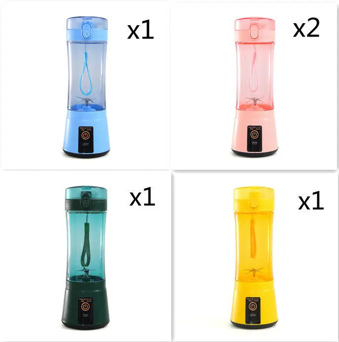 Portable Electric Fruit Juicer Wireless USB Rechargeable Mini Mixer Multifunction Summer Smoothie Blender Machine Kitchen Supplies Unique
