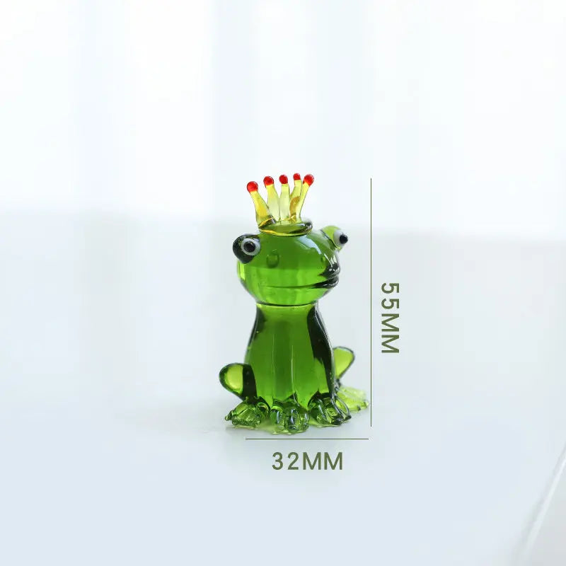 Home Decor Glass Frog Ornament Shape - Unique Unique Unique Home Decor Glass Frog Ornament Shape