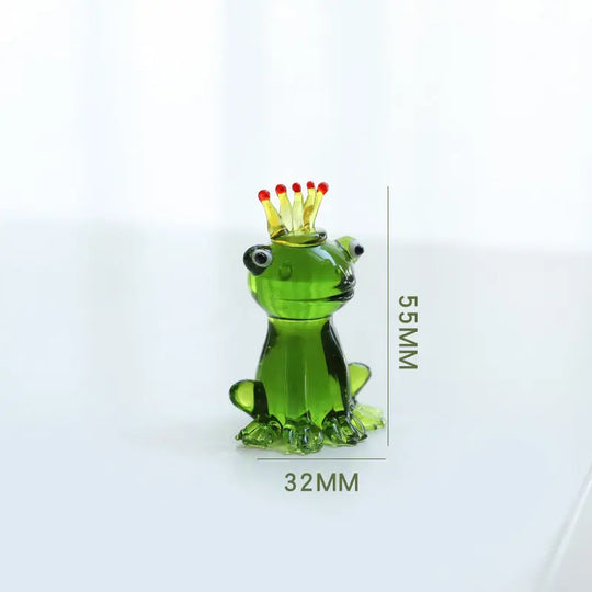 Home Decor Glass Frog Ornament Shape - Unique Unique Unique Home Decor Glass Frog Ornament Shape
