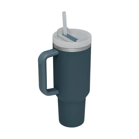 40 Oz Tumbler With Handle Straw Insulated, Stainless Steel Spill Proof Vacuum Coffee Cup Tumbler With Lid Tapered Mug Gifts For Valentine Lover Suitable For Car Gym Office Travel - Unique Unique Unique 40 Oz Tumbler With Handle Straw Insulated, Stainless Steel Spill Proof Vacuum Coffee Cup Tumbler With Lid Tapered Mug Gifts For Valentine Lover Suitable For Car Gym Office Travel