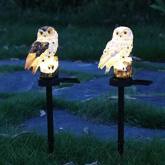 Solar Power LED Owl Parrot Lawn Light Outdoor Waterproof Garden Landscape Lamp - Unique Unique Unique Solar Power LED Owl Parrot Lawn Light Outdoor Waterproof Garden Landscape Lamp