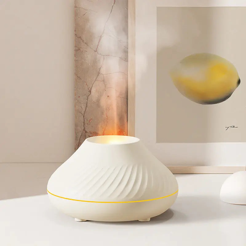 Drop Shipping RGB 130ML Flame Humidifier Diffuser Aroma Essential Oil Fire Flame Aroma Diffuser - Unique Unique Unique Drop Shipping RGB 130ML Flame Humidifier Diffuser Aroma Essential Oil Fire Flame Aroma Diffuser