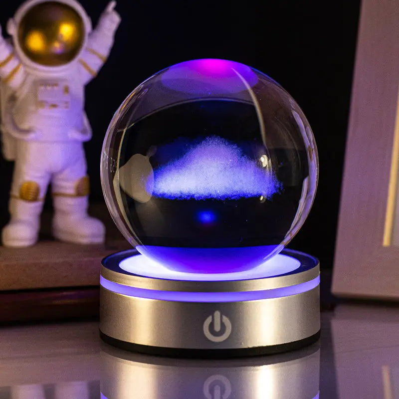 Creative 3D Inner Carving Luminous Crystal Ball Colorful Gradient Small Night Lamp Home Decorations Gifts Selection - Unique Unique Unique Creative 3D Inner Carving Luminous Crystal Ball Colorful Gradient Small Night Lamp Home Decorations Gifts Selection