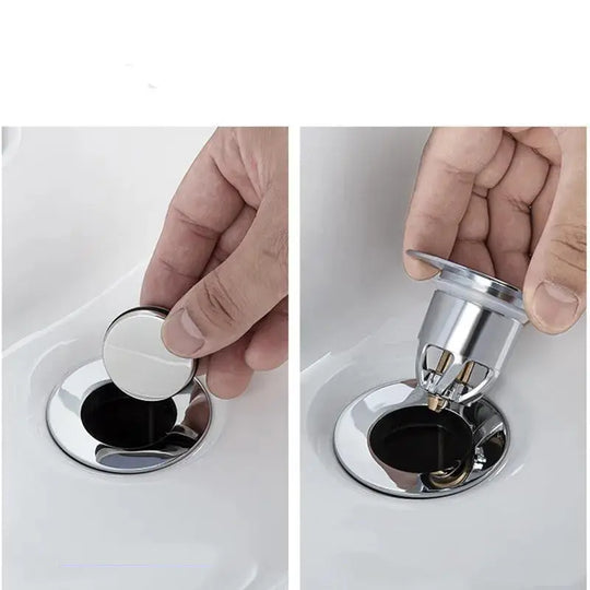 Plug Washbasin Drain Tube Bounce Core Stainless Steel Flip Cover - Unique Unique Unique Plug Washbasin Drain Tube Bounce Core Stainless Steel Flip Cover
