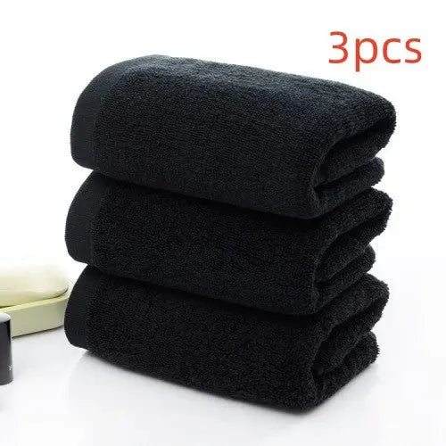 21 strands of black cotton towels - Unique Unique Unique 21 strands of black cotton towels