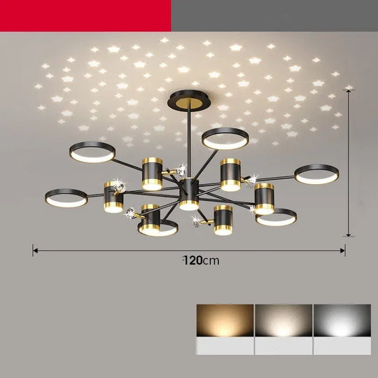Light Luxury Chandelier Nordic Star Lamp Combination Whole House Package - Unique Unique Unique Light Luxury Chandelier Nordic Star Lamp Combination Whole House Package