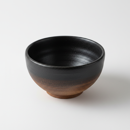 Ceramic Catch Bowl — Small, Wabi-Sabi Glaze, Minimalist Desk & Entryway Organizer