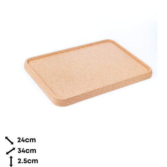 Cork Beverage Serving Tray L-1043-4
